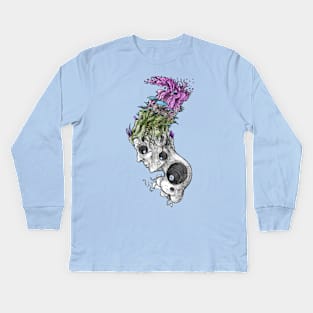 Wormhole Treehead Kids Long Sleeve T-Shirt